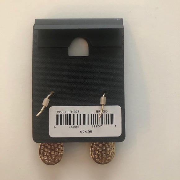 Ava & Aiden Semi Precious Stone Gold Tone Earrings - Picture 2 of 5